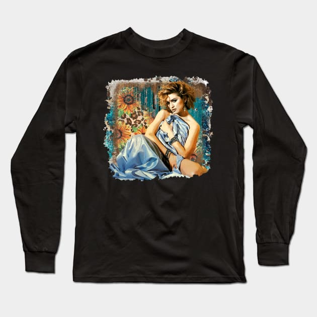 Justify My Love Madonnas Romance Tee Long Sleeve T-Shirt by Zombie green